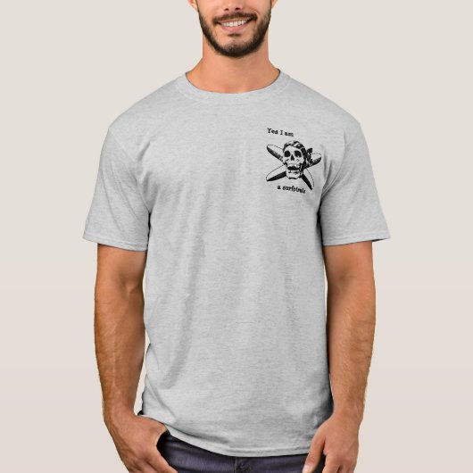"" surfpirateのワイシャツ tシャツ (正面)