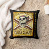 surfpirateの波の店の枕 クッション (ブランケット)
