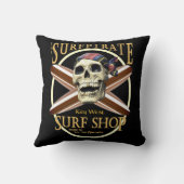 surfpirateの波の店の枕 クッション (裏面)