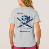 "" surfpirate tシャツ (裏面)