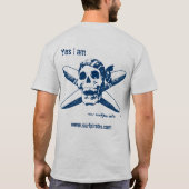 "" surfpirate tシャツ (裏面)