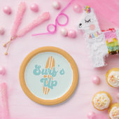 Surfsアップビーチ誕生日紙プレート ペーパープレート (パーティー)