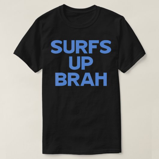 SURFSアップブラハワイアンアロハ Tシャツ (デザイン正面)