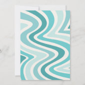 Surfsアップ誕生日招待状 |サーフィン招待状 招待状 (裏面)