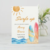 Surfs upビーチボーイバースデーパーティー 招待状 (スタンド正面)