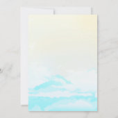 Surfs Upビーチ1st誕生日フォト 招待状 (裏面)