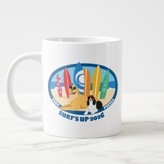 Surfs Up 2026 Mug ジャンボコーヒーマグカップ (左)