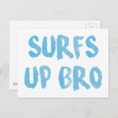 Surfs Up Bro ポストカード (正面/裏面)