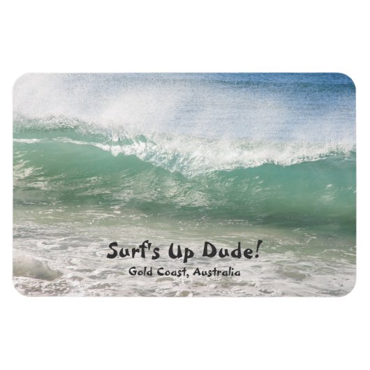 Surf's up Dude,金ゴールドコースト – マグネット (横)