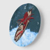 Surf's Up Large Clock ラージ壁時計 (傾斜)