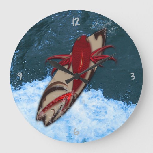 Surf's Up Large Clock ラージ壁時計 (正面)