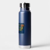 Surfs Up Retro 1969 California License Plate Surf ウォーターボトル (左面)