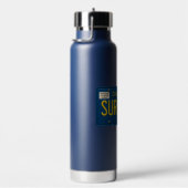 Surfs Up Retro 1969 California License Plate Surf ウォーターボトル (右面)