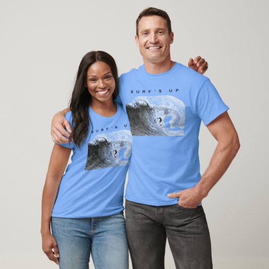 Surf's Up Surfing Barrel Wave Tシャツ (ユニセックス)