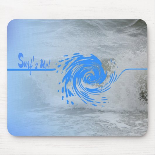Surf's Up Wave mousepad マウスパッド (正面)