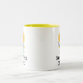 Surgの技術のひよこのマグ ツートーンマグカップ (中央)