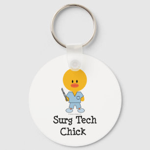 Surgの技術のひよこKeychain キーホルダー