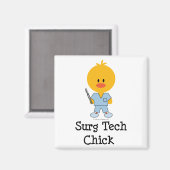Surg Tech Chickマグネット マグネット (正面/裏面)