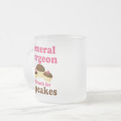 Surgeonおもしろいな大将 フロストグラスマグカップ (正面左)