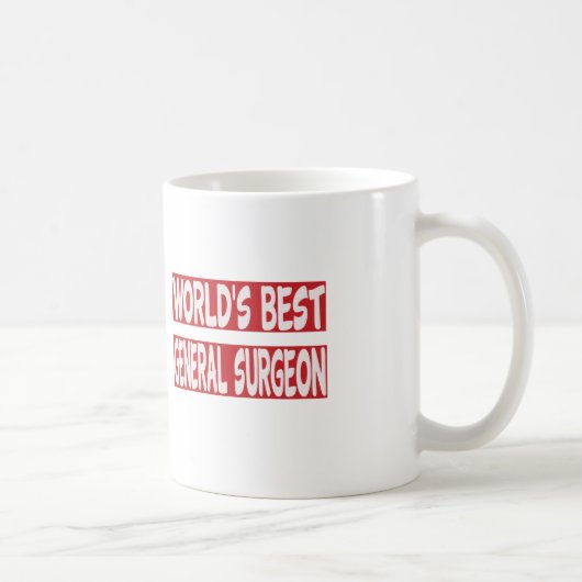 Surgeon世界で最も最高のな大将 コーヒーマグカップ (右)
