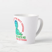 Surgeon Cartoon Art For Postgrad Students カフェラテマグ (右アングル)