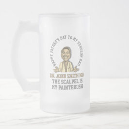 SURGEON The scalpel is my paintbrush  フロストグラスビールジョッキ