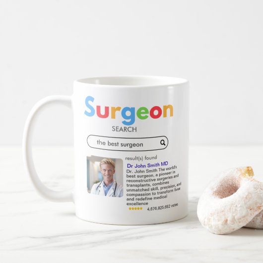 SURGEONS DOCTORS antistress Google search bar  コーヒーマグカップ (ドーナツ)