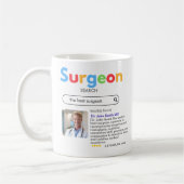 SURGEONS DOCTORS antistress Google search bar  コーヒーマグカップ (左)