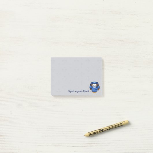 surgeowl boy - Post-It-Notes pad ポストイット (デスク上)