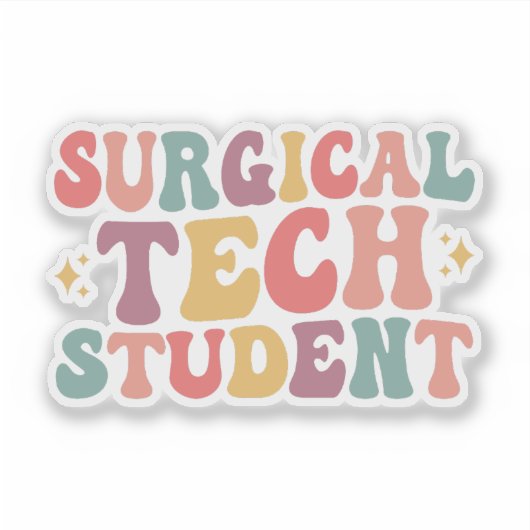 Surgical Tech Student  シール (正面)