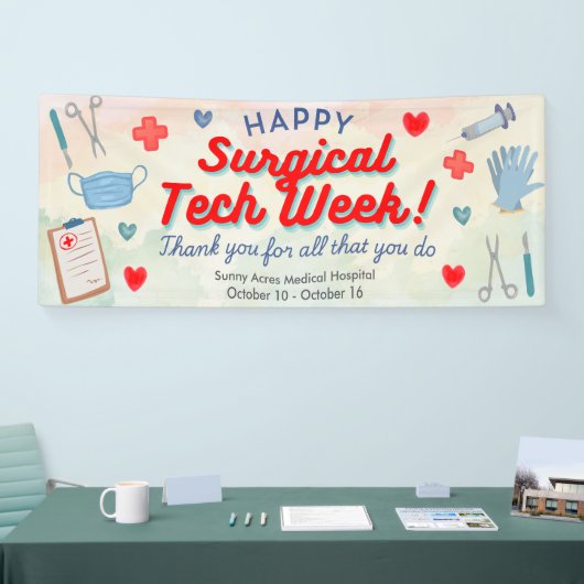 Surgical Technician Appreciation Week Banner 横断幕 (トレードショー)