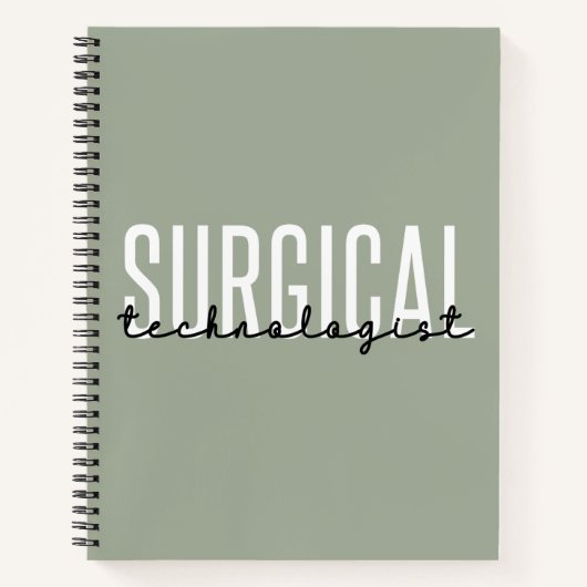 Surgical Technologist Med Surg Tech Surgery Tech ノートブック (正面)