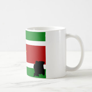 surinaamse vlag + land コーヒーマグカップ