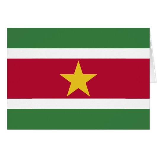 Suriname Flag (正面横)