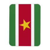 Suriname Flag マグネット (縦)