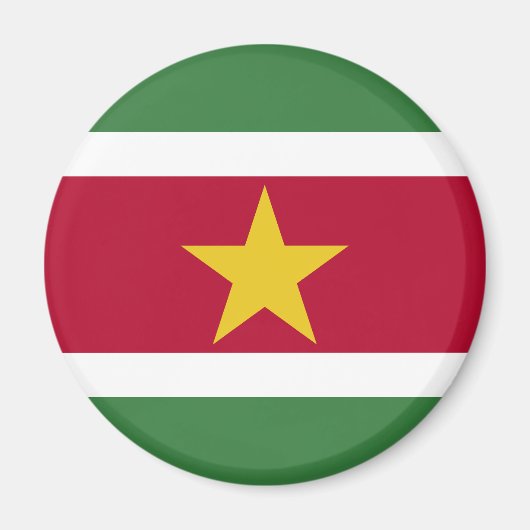 Suriname Flag マグネット (正面)