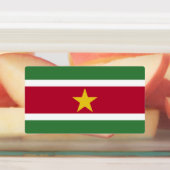 Suriname Flag ラベル (貼付)