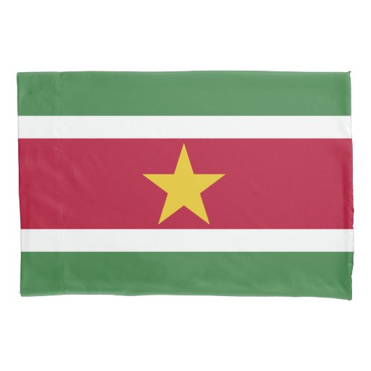 Suriname Flag 枕カバー (正面)