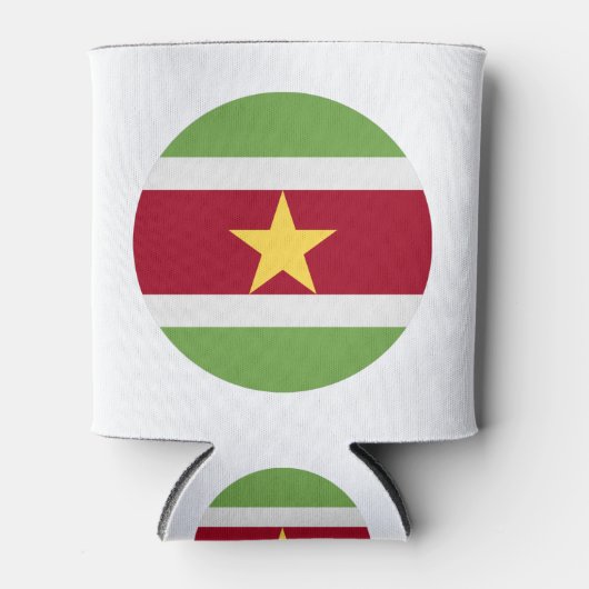 Suriname Flag 缶クーラー (正面)