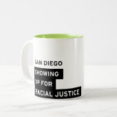 SURJサンディエゴのマグ-ツートーンライムグリーン ツートーンマグカップ (正面左)