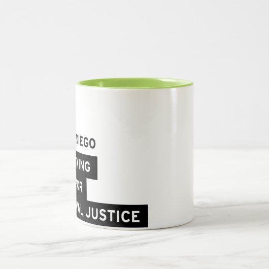 SURJサンディエゴのマグ-ツートーンライムグリーン ツートーンマグカップ (中央)