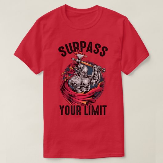 Surpass Your Limit Anime忍者マンガサムレ Tシャツ (デザイン正面)