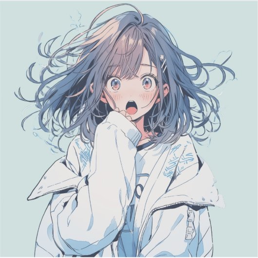 Surprise | 東京娘 GenerartiveAI シール (正面)