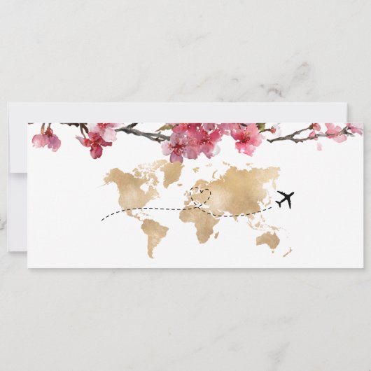 Surprise Birthday Boarding Pass Tokio Sakura 招待状 (裏面)