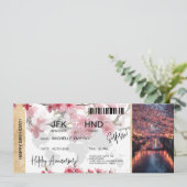 Surprise Birthday Boarding Pass Tokio Sakura  招待状 (スタンド正面)