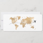 Surprise Birthday Boarding Pass Trip Ticket 招待状 (裏面)