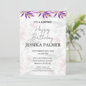 Surprise Birthday Invitation 招待状 (スタンド正面)