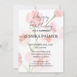 Surprise Birthday Invitation 招待状