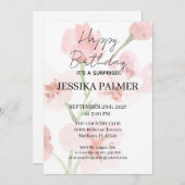 Surprise Birthday Invitation 招待状 (正面/裏面)