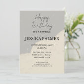 Surprise Birthday Invitation 招待状 (スタンド正面)